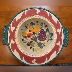 Certified International Pamela Gladding Large Serving Bowl